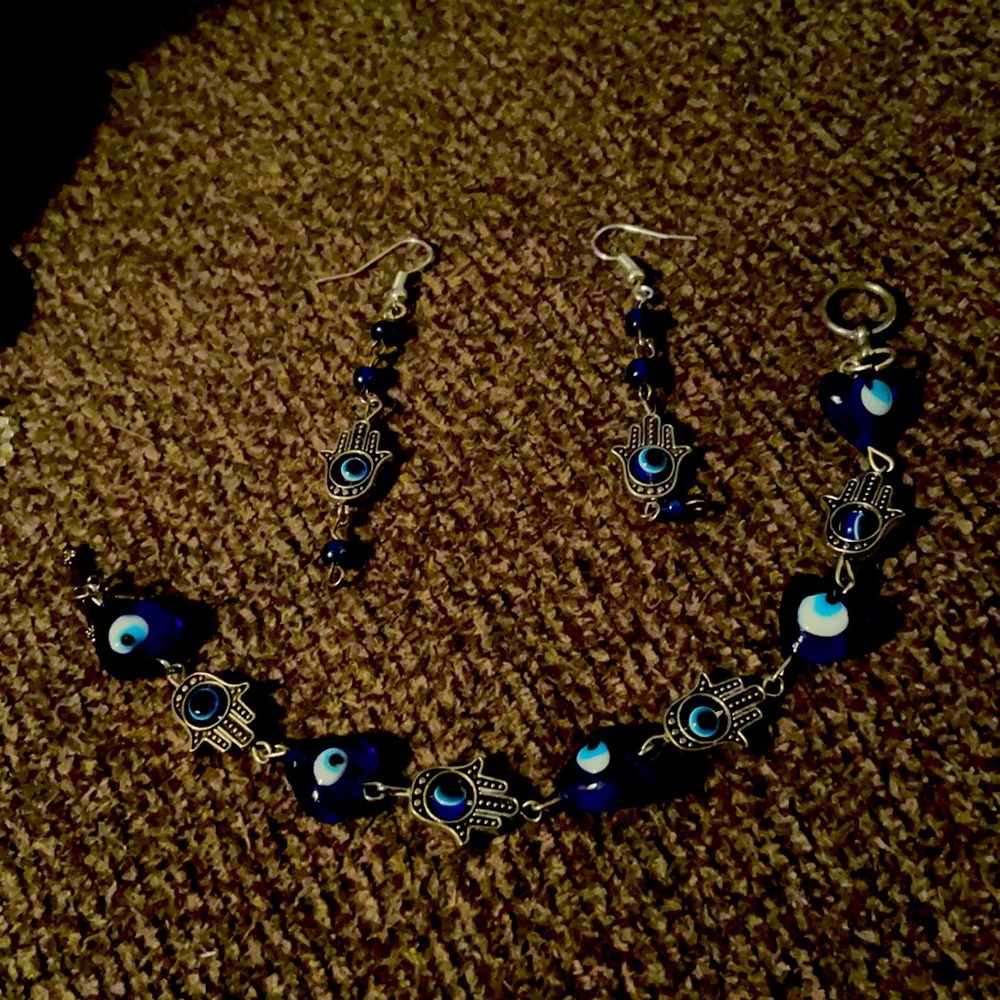 Earrings and Bracelet Set
